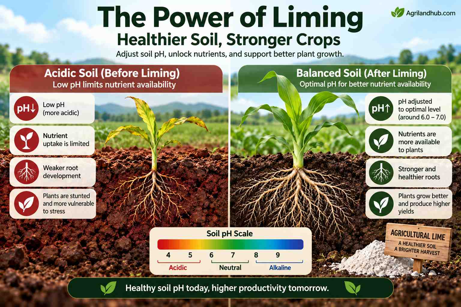 Apply Lime to Correct Soil Acidity