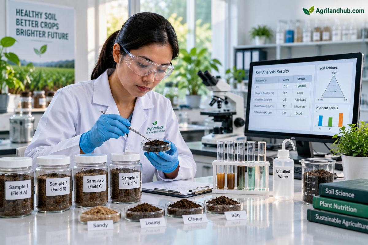 Conduct Laboratory Soil Nutrient Analysis