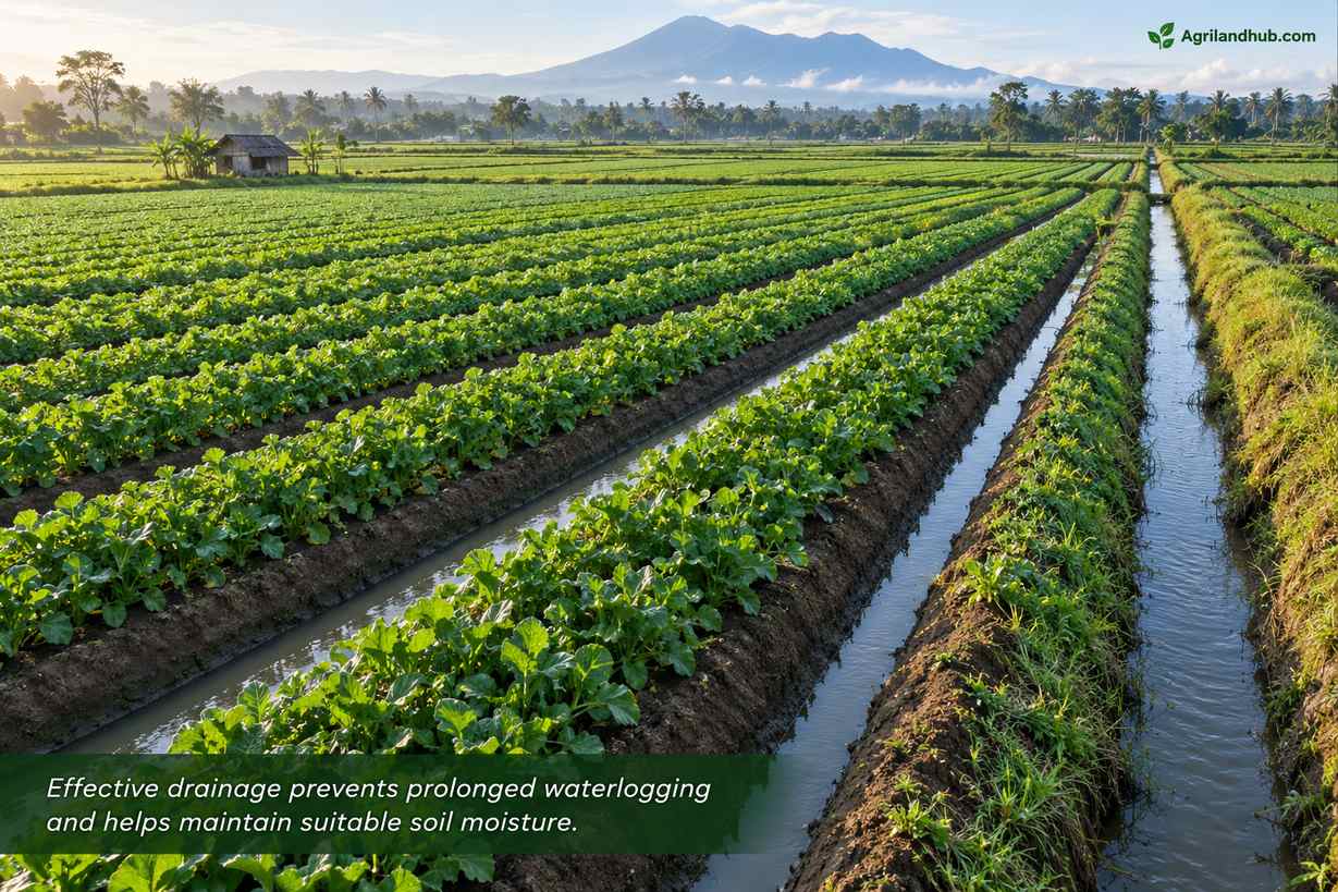 Improve Field Drainage Regularly