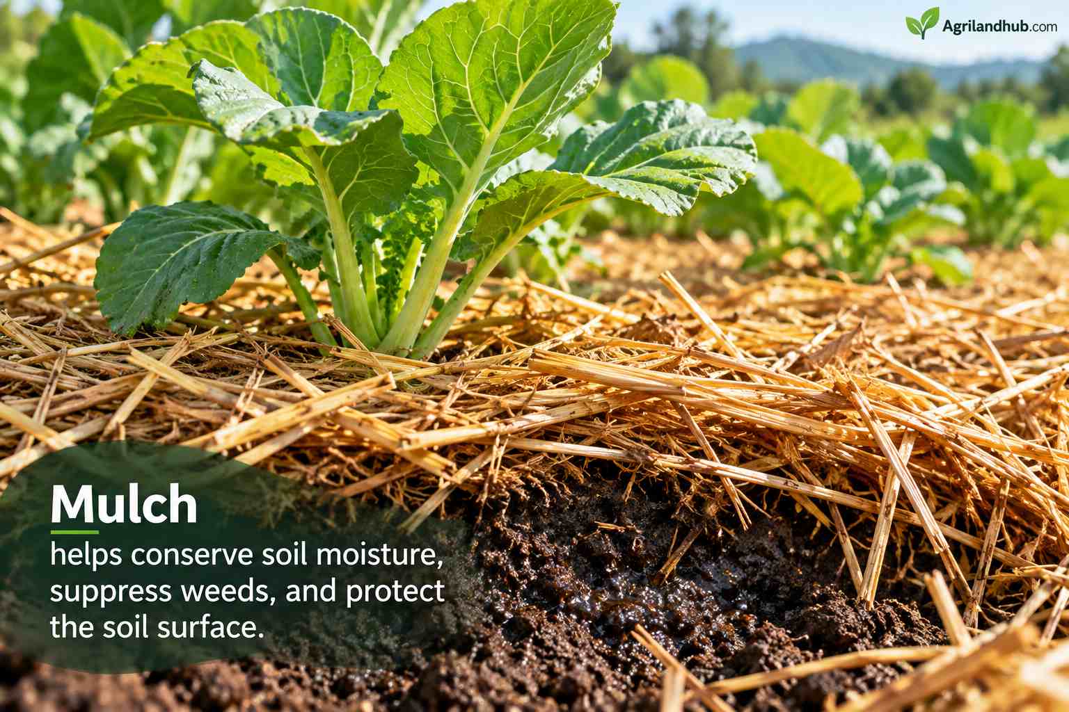 Cover crops play an important role in protecting and improving agricultural soil.