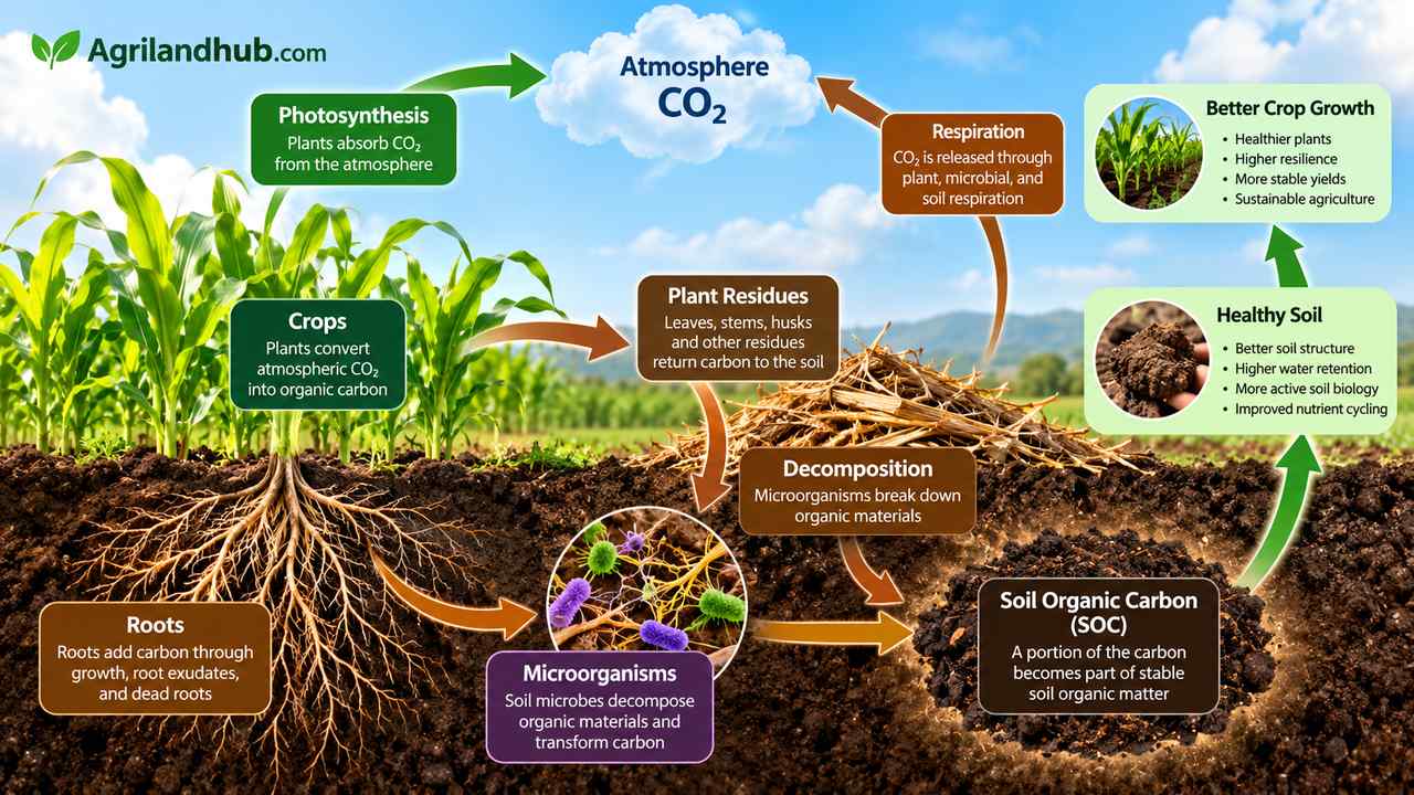 Soil Organic Carbon and the Carbon Cycle
